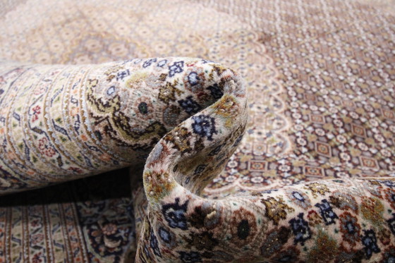 Image 1 of Origineel handgeknoopt Perzisch Tapijt Tabriz Mahi Fijn Met Zijde 400 X 302 Cm Top Conditie
