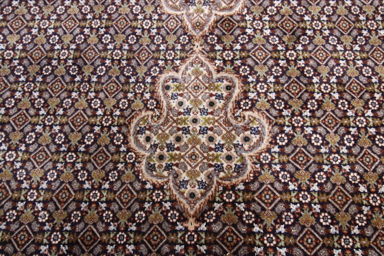 Image 1 of Origineel handgeknoopt Perzisch Tapijt Tabriz Mahi Fijn Met Zijde 400 X 302 Cm Top Conditie