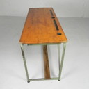 Industrieel bureau, lessenaar, bijzettafel - 1950