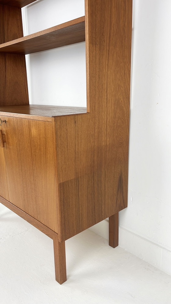 Image 1 of Teak Fineren Zweedse Vintage Boekenkast 