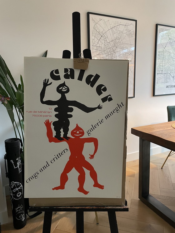 Image 1 of Alexander Calder (1898-1976), Crags And Critters..., Parijs 1975, Exibitie Poster