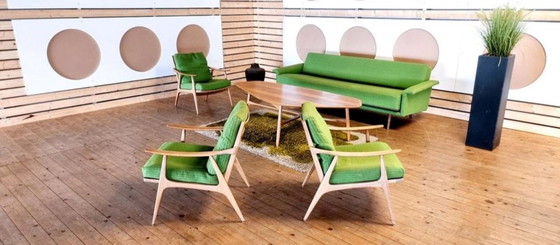 Image 1 of Mid Century 60S zitgroep Scandi Easy Chair Daybed