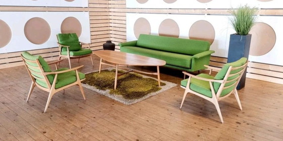 Image 1 of Mid Century 60S zitgroep Scandi Easy Chair Daybed