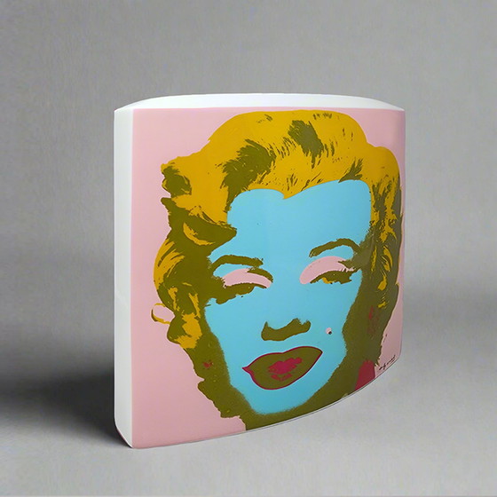 Image 1 of Verbazingwekkende Andy Warhol-vaas voor Rosenthal uit de jaren 1990. Gemaakt in Duitsland.