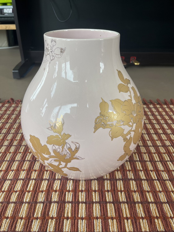 Image 1 of Ikea Hella Jongerius Pink & Gold Vase 2005 PS Jonsberg Collection