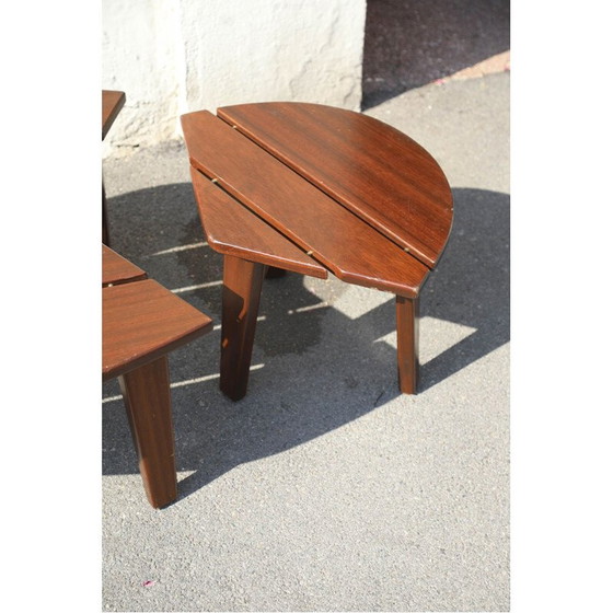 Image 1 of Vintage teakhouten salontafel, Italië 1970