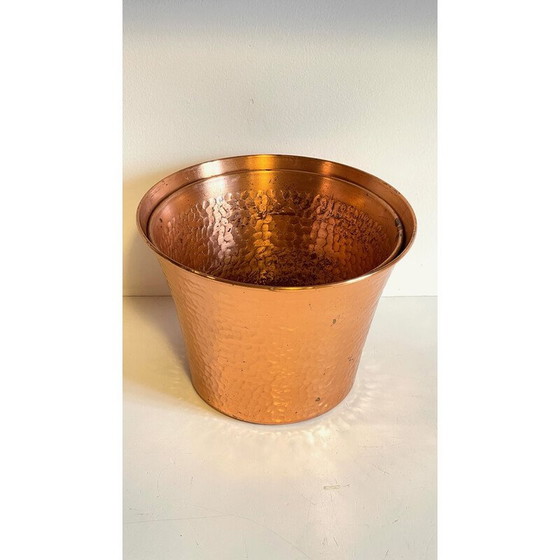 Image 1 of Paar vintage koperen plantenbakken, 1960