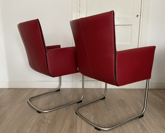 Image 1 of 2x Bert Plantagie eetkamerstoel