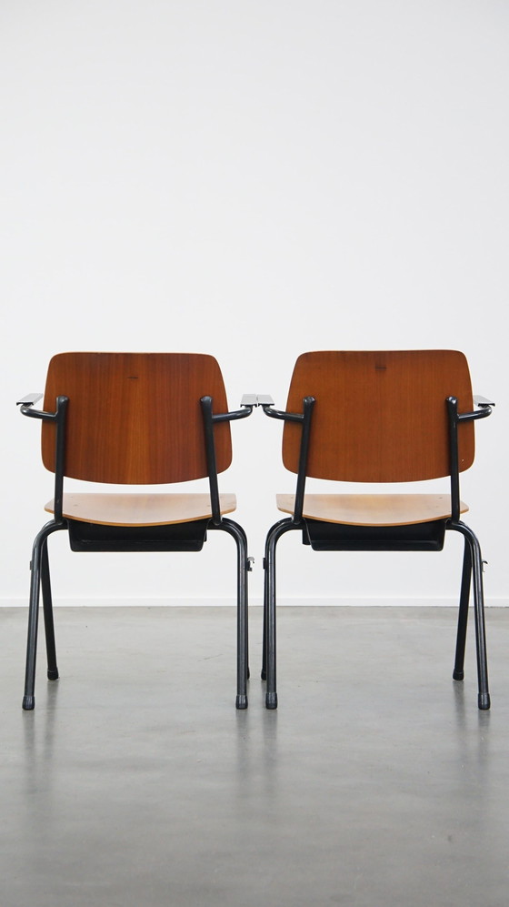 Image 1 of 10 X Vintage Design Marko Stoelen Met Armleuningen