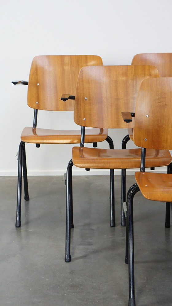 Image 1 of 10 X Vintage Design Marko Stoelen Met Armleuningen