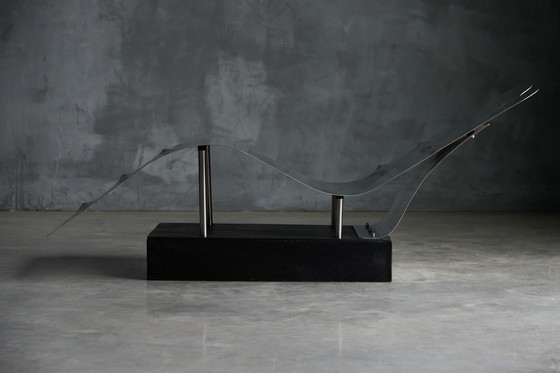 Image 1 of Vintage chaise longue van Angelo Brescianini Italiaans 2008