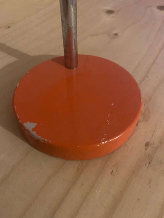 Image 1 of Oranje vintage bureau lamp