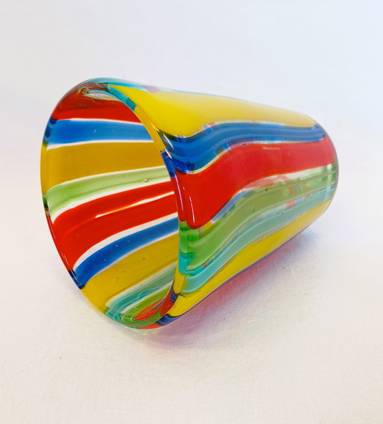 Image 1 of Grote glazen vintage vaas