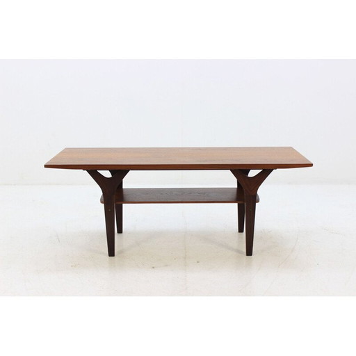 Vintage teakhouten salontafel, Denemarken 1960