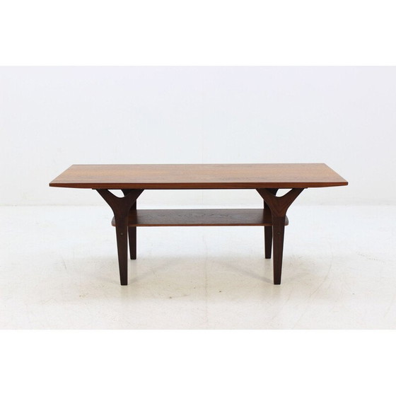 Image 1 of Vintage teakhouten salontafel, Denemarken 1960