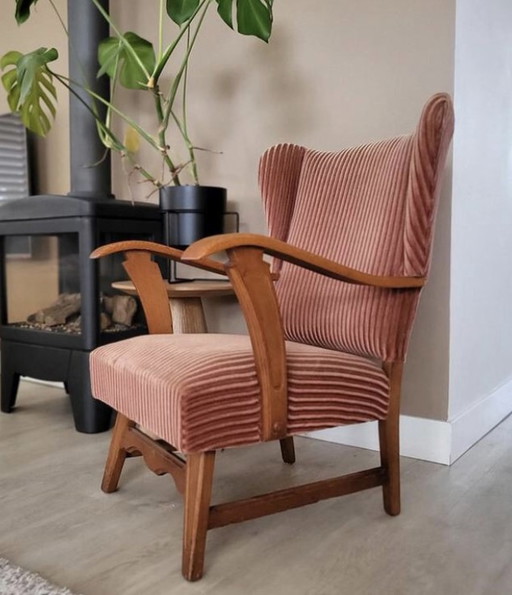 2x Vintage Jaren 50 Fauteuils