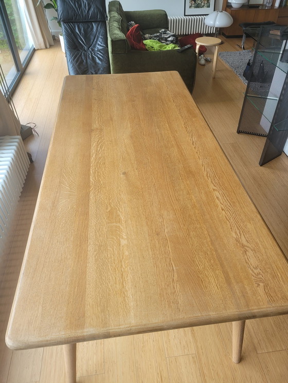 Image 1 of Eikenhouten eettafel Interio Zwitserland