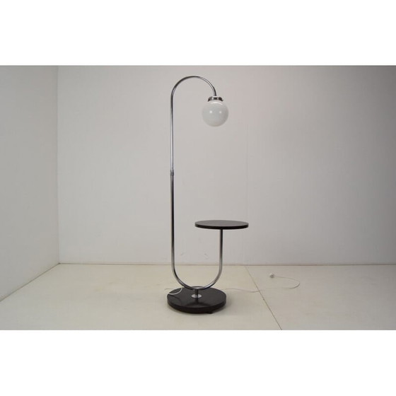 Image 1 of Vintage Art Deco vloerlamp door Jindrich Halabala, Tsjecho-Slowakije 1930