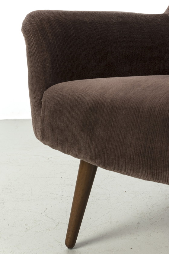 Image 1 of Vintage velours fauteuil