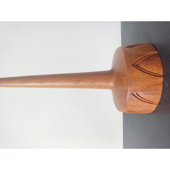 Image 1 of Paar vintage teakhouten tafellampen voor AB Stilarmatur Tranås, Zweden 1960