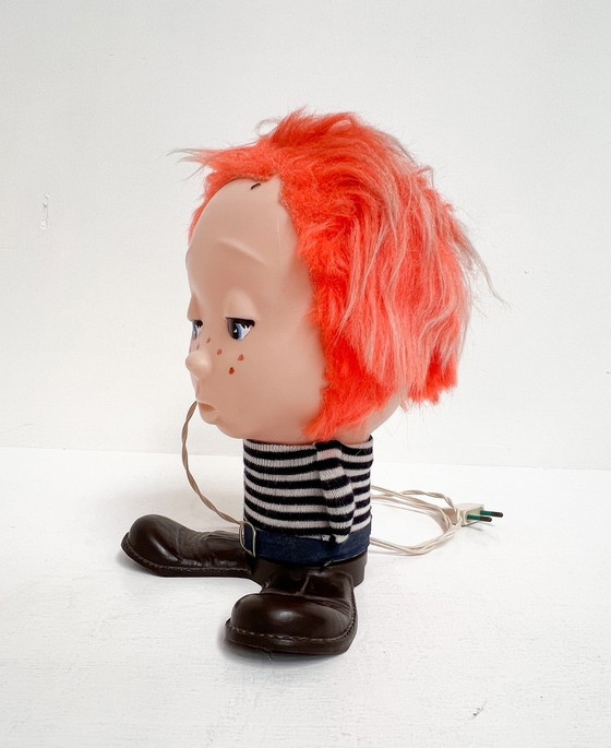 Image 1 of Zeldzame Set ‘Funky Boy’ Tafellampen Van Linea Zero (2), 1960'S