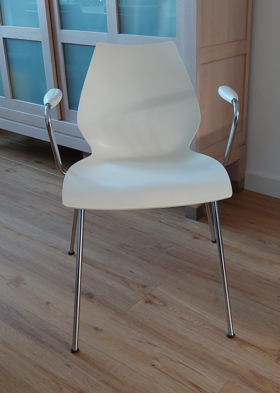 Image 1 of 6x Kartell Maui stoelen