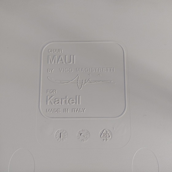 Image 1 of 6x Kartell Maui stoelen