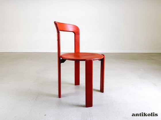 Image 1 of Set van 8 vintage stoelen Bruno Rey Kusch & Co jaren 1970 ontwerp onlangs gerenoveerd