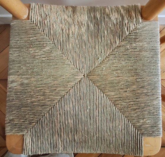 Image 1 of Vier rieten stoelen, jaren 1960