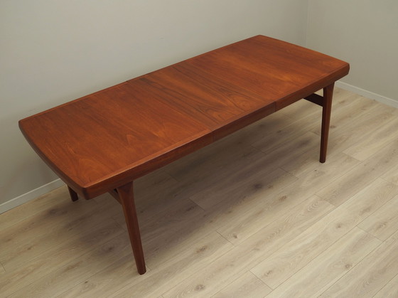 Image 1 of Teakhouten tafel, Deens ontwerp, 1970S, Productie: Denemarken