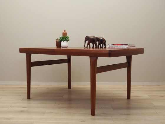 Image 1 of Teakhouten tafel, Deens ontwerp, 1970S, Productie: Denemarken