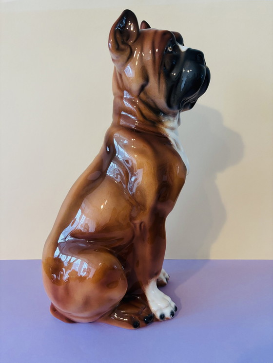 Image 1 of Vintage Boxer Van Keramiek