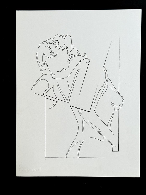 Image 1 of Eugène Eechaut (1928-2019) - Set van 10 kunstwerken