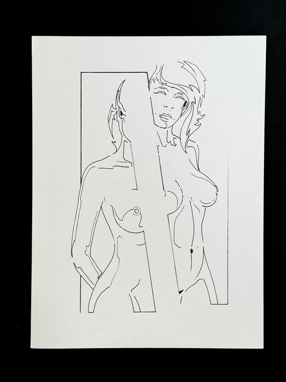 Image 1 of Eugène Eechaut (1928-2019) - Set van 10 kunstwerken