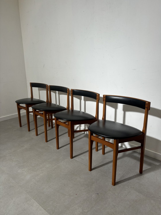 Image 1 of Vintage set of four danish chairs