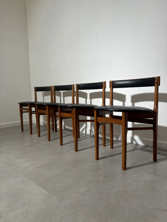 Image 1 of Vintage set of four danish chairs