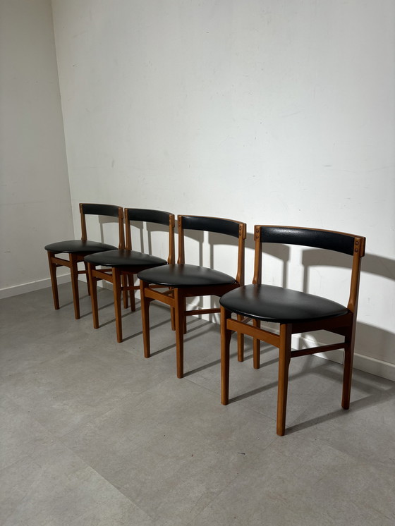 Image 1 of Vintage set of four danish chairs