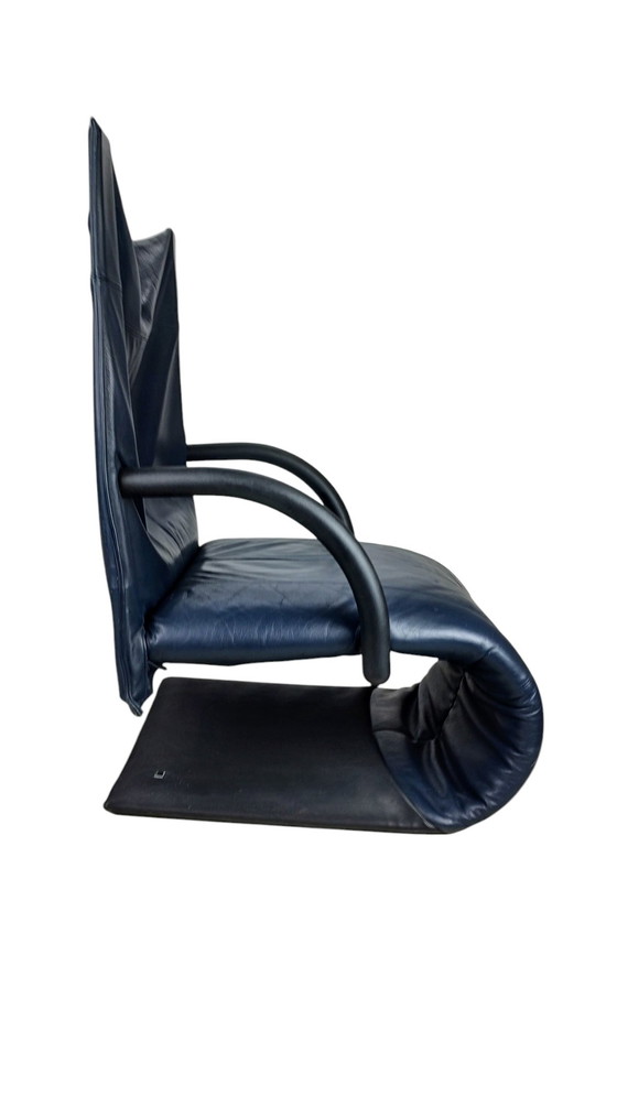 Image 1 of Ligne Roset Zen Lounge Chair Leder