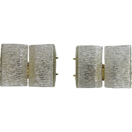 Paar vintage wandlampen van Kalmar Vienna, jaren 1950