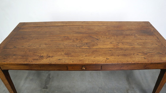 Image 1 of Eettafel met 3 lades