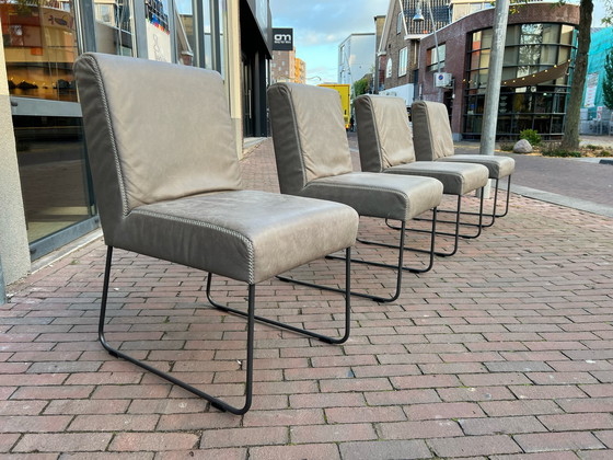 Image 1 of 4 bert plantagie Eetkamerstoel Leer