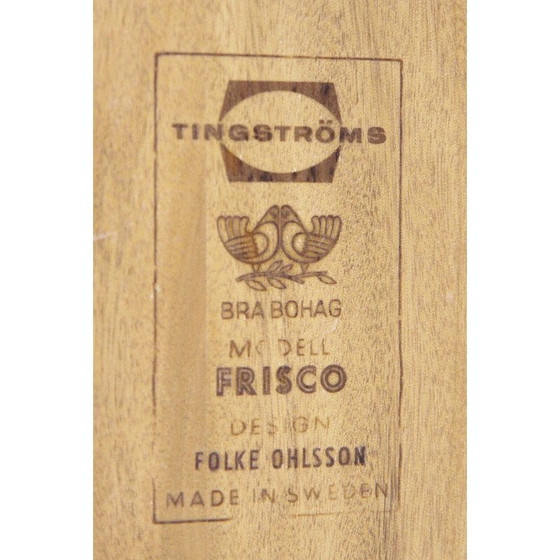 Image 1 of Vintage "Frisco" bijzettafel in teak door Folke Ohlson voor Tingströms, Zweden 1960