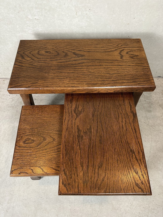 Image 1 of 3X Brutalist Nesting Tables