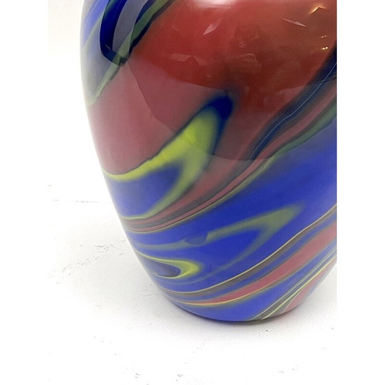 Image 1 of Vintage Murano glazen vaas van Ottavio Missoni, Italië 1980