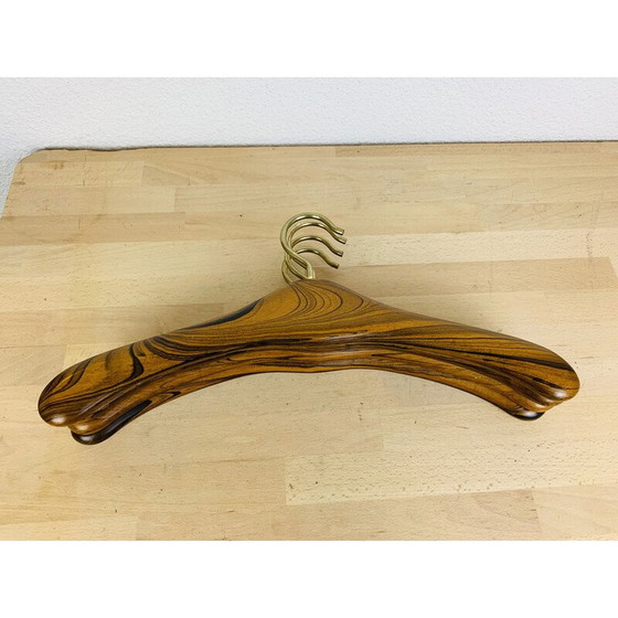 Image 1 of Set van 4 Scandinavische vintage rozenhouten hangers, 1960