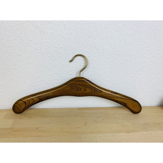 Image 1 of Set van 4 Scandinavische vintage rozenhouten hangers, 1960