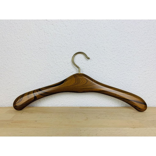 Set van 4 Scandinavische vintage rozenhouten hangers, 1960