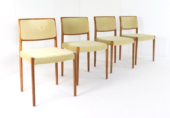 Image 1 of 4x Niels O Möller model 80 stoelen eetkamerstoelen vintage