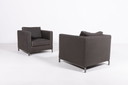 Paar B&B Italia 'Ray' fauteuils ontworpen door Antonio Citterio