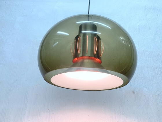 Image 1 of Space Age plastic hanglamp van Herda 70s Design